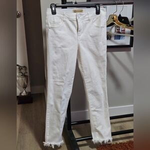 Democracy Women's Absolution Chewed Hem Ankle Jeans Size 4